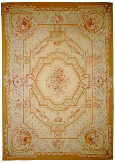 Aubusson 12 x 18 in Beige/Taupe
