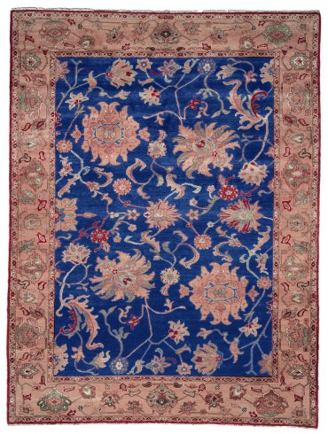 Sultanabad 8×10 in Navy/Tobacco